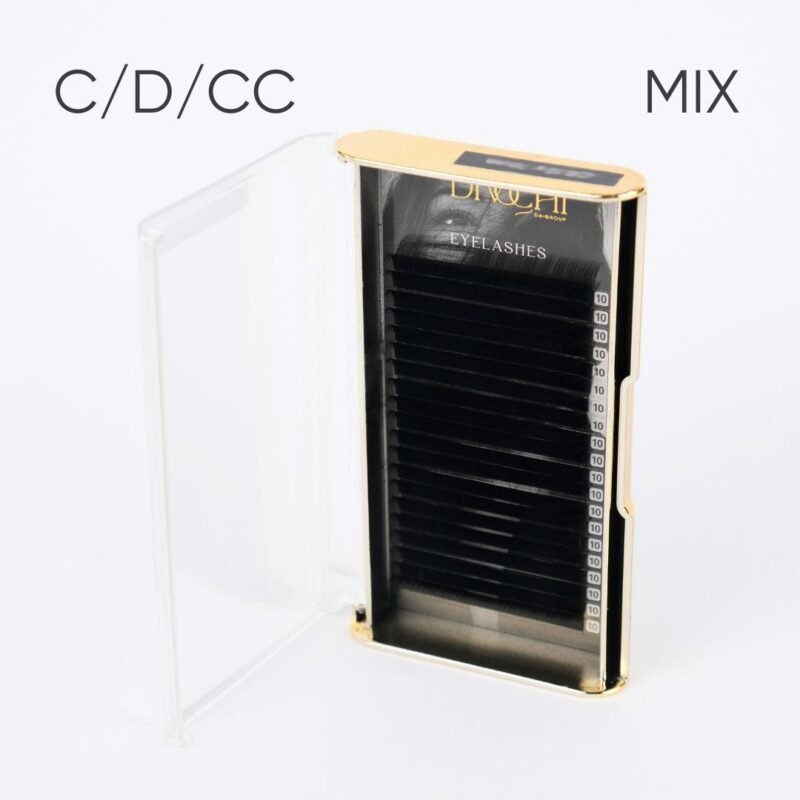 DIVOCHI Black Eyelashes MIX C/D/CC