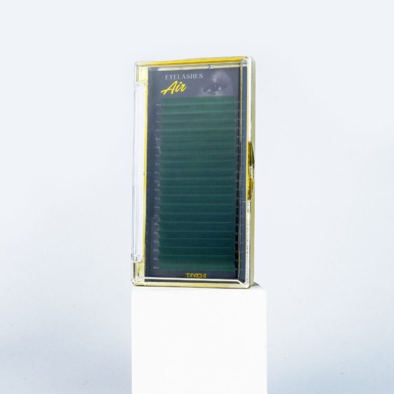 Green eyelashes AIR DIVOCHI 20 lines Mix