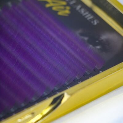 Two-tone purple eyelashes AIR DIVOCHI 20 lines Mix