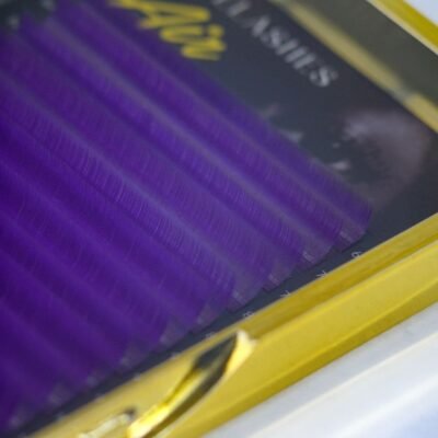 Purple eyelashes AIR DIVOCHI 20 lines Mix