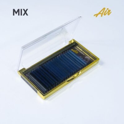 Eyelashes two-tone blue 20 lines Mix