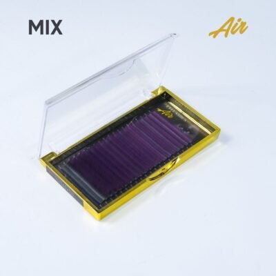 Eyelashes two-tone purple 20 lines Mix