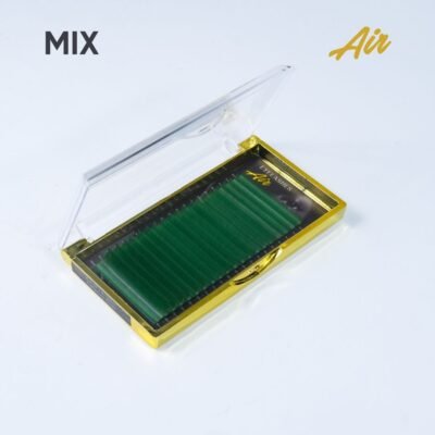 Eyelashes green - 20 lines Mix