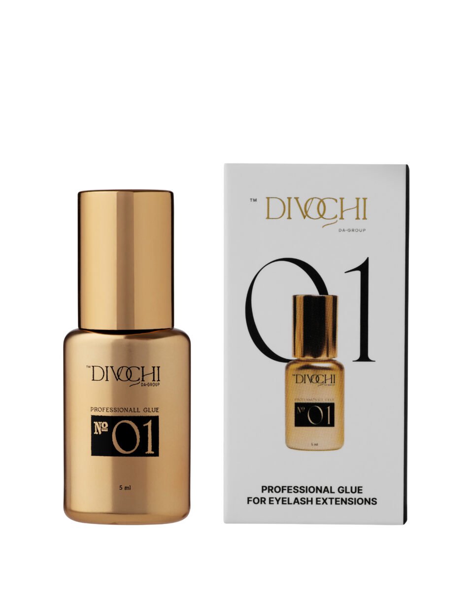 Klej czarny „01”, DIVOCHI, 5 ml